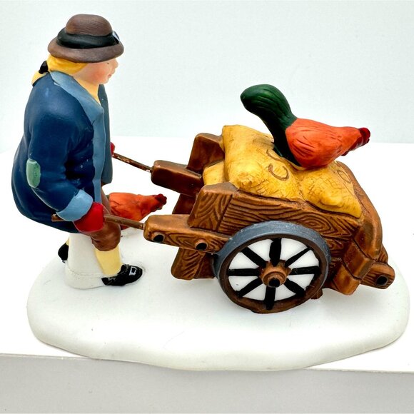 Dept 56 Heritage Village Harvest Seed Cart Set Of 3 Figurines 56456 Retired - Picture 8 of 16